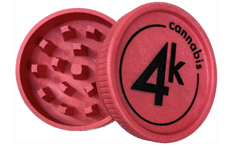 Product image 4K Cannabis | 2 Piece Biodegradable Grinder | RED 1