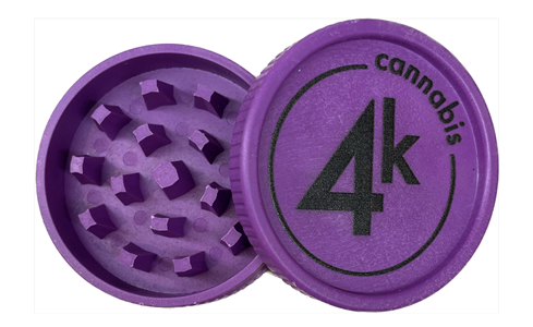 Product image 2 Piece Biodegradable Grinder  PURPLE 1