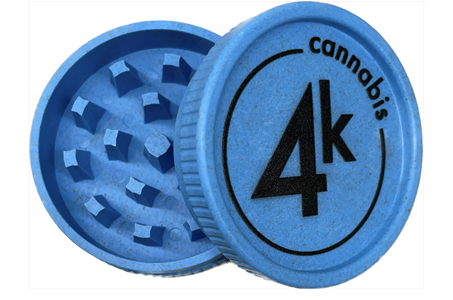 Product image 4K Cannabis | 2 Piece Biodegradable Grinder | BLUE 1