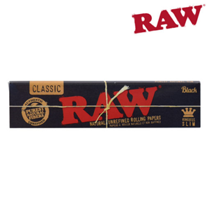 RAW | Black Rolling Papers King Size Slim