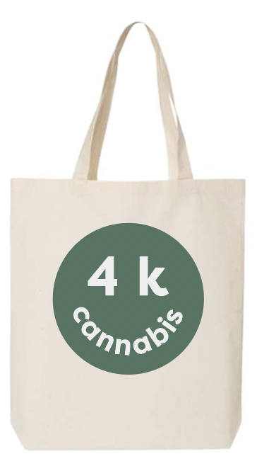 Product image 4K CANNABIS | Limited Edition | Tote Bag w/ Green Badge 1