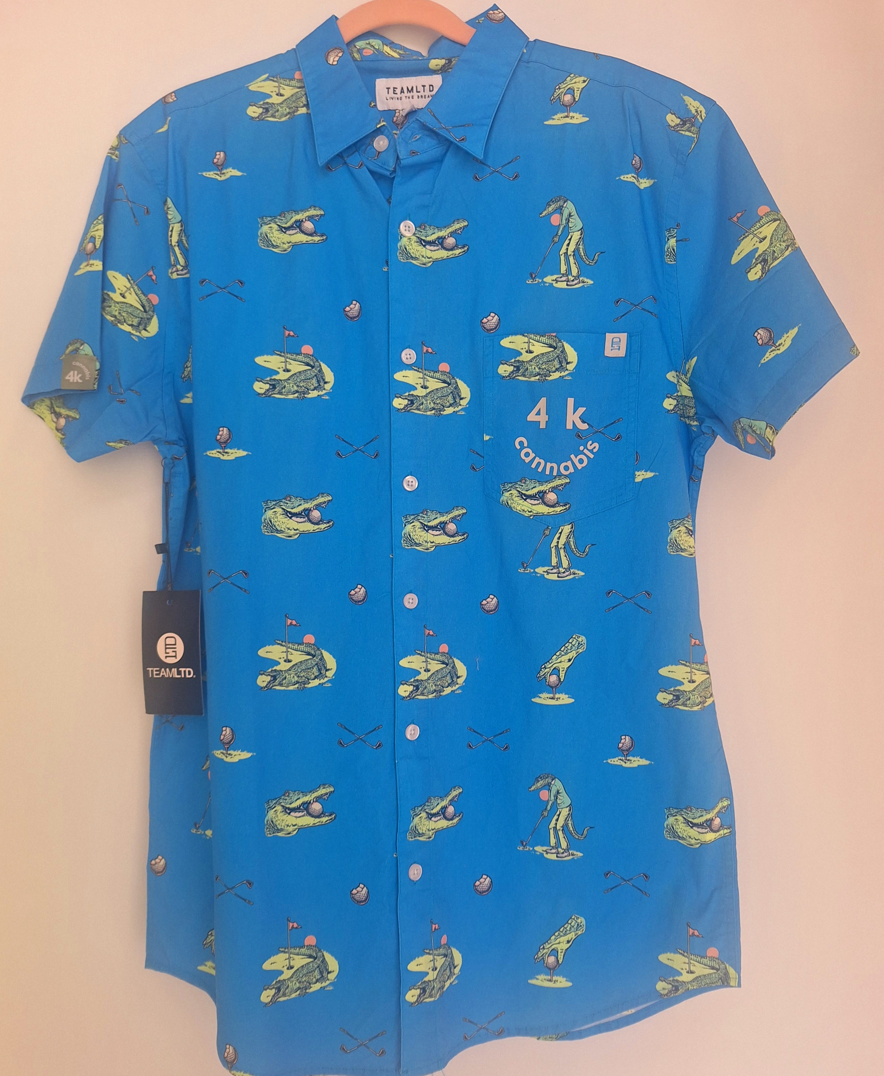 Product image 4K CANNABIS | Button Up Shirt | Gilmore Blue | L 1