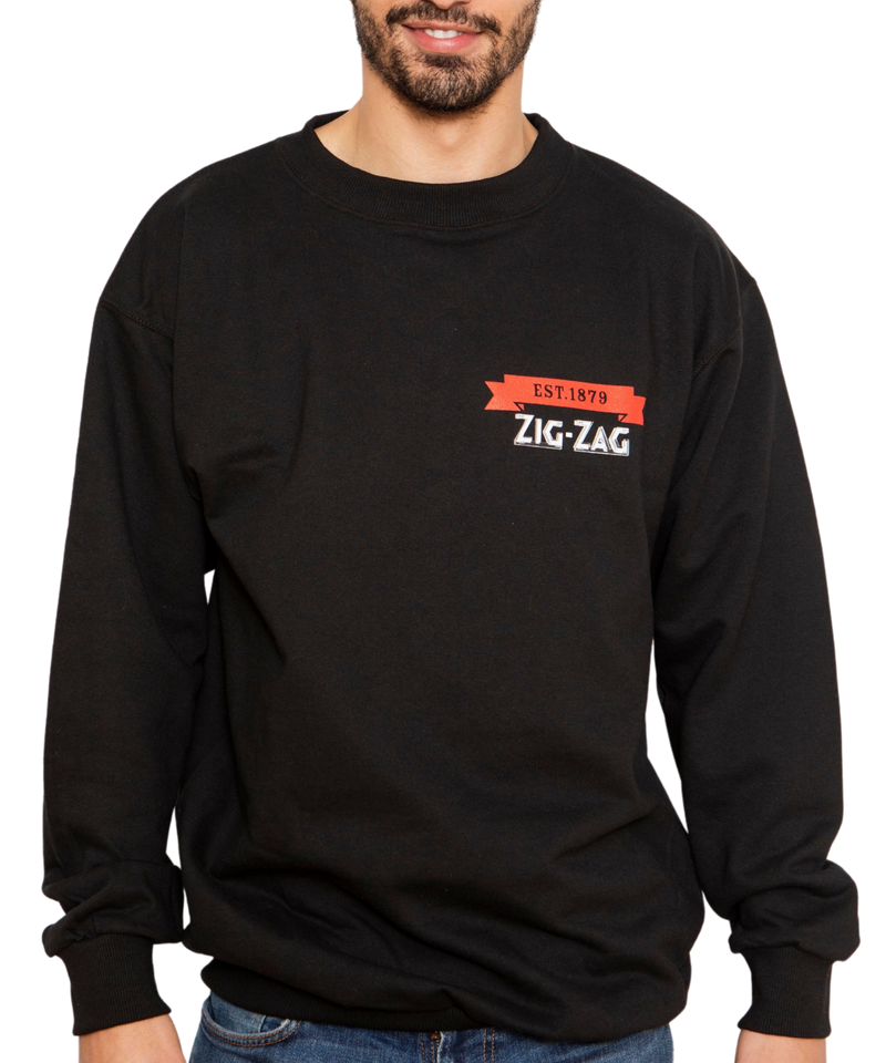 Product image Zig-Zag | Crew Sweater | Black - Small 1