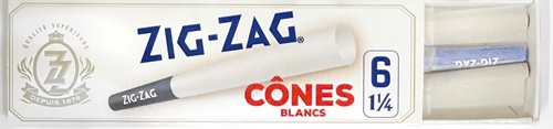 ZIG ZAG | White Cones | 1 1/4
