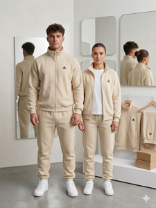 4k Cannabis | Fleece Zip Up | Cream | S