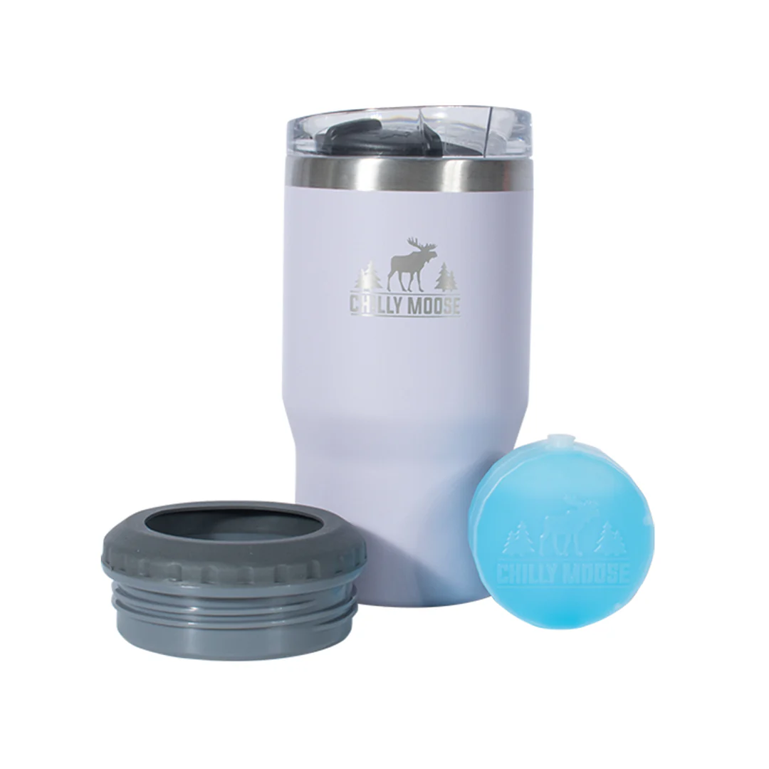 Product image 4k Cannabis X Chilly Moose | Brent 5 in 1 Insulated Tumbler | Thistle Purple 1