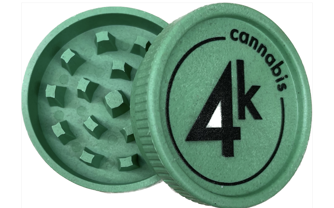Product image 4K Cannabis | 2 Piece Biodegradable Grinder | GREEN 1