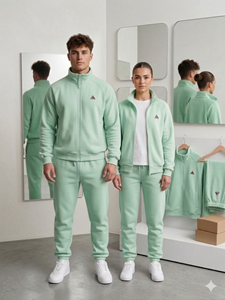 4k Cannabis | Fleece Zip Up | Mint | L