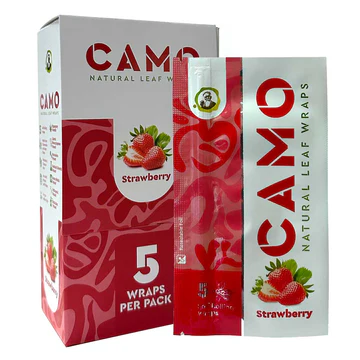 Product image CAMO | Chamomille Blunt Wraps | 5xStrawberry 1