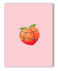 KushKards | Greeting Card | Peach Booty Lights